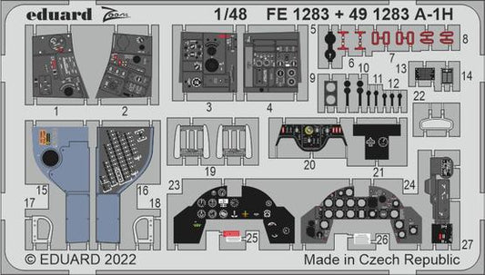 Eduard 1/48 A-1H Skyraider Photo etched parts Eduard