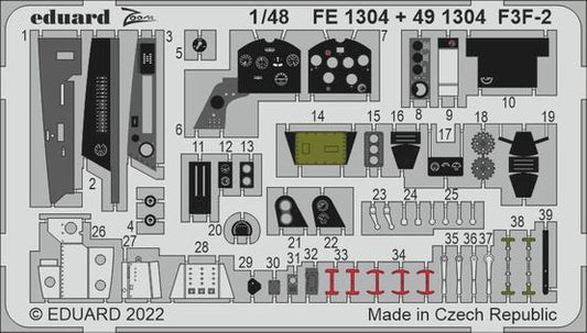 Eduard 1/48 F3F-2 Photo etched set Eduard