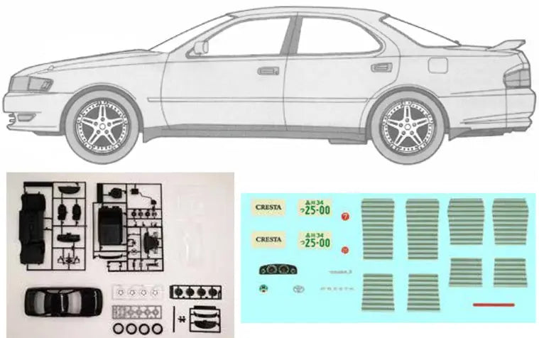 Fujimi 1/24 Cresta Toure S [ID-305] Plastic Model Kit Fujimi