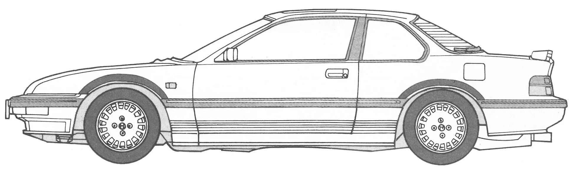 Fujimi 1/24 Prelude 2.0Si (High Society Car Version) [HC-1] Plastic Model Kit Fujimi