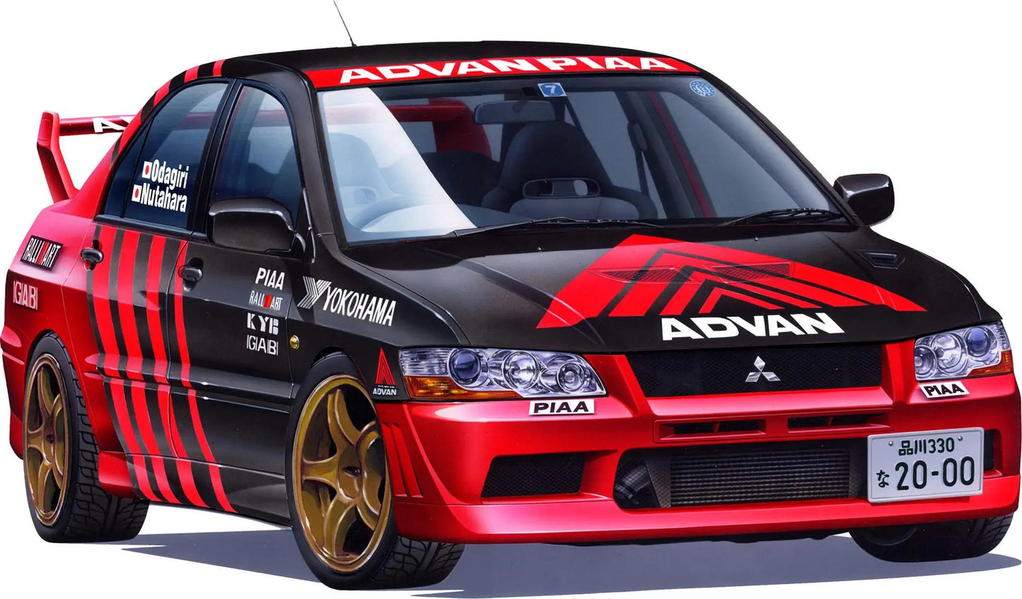 Fujimi 1/24 Advan-Piaa Mitsubishi Lancer Evolution VII [ID-307] Plastic Model Kit Fujimi