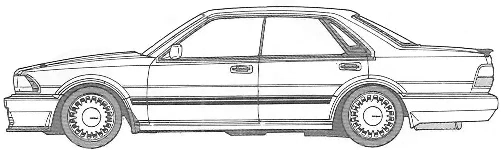 Fujimi 1/24 Cedric V20E Gran Turismo (Y31) (High Society Car Version) [HC-3] Plastic Model Kit Fujimi