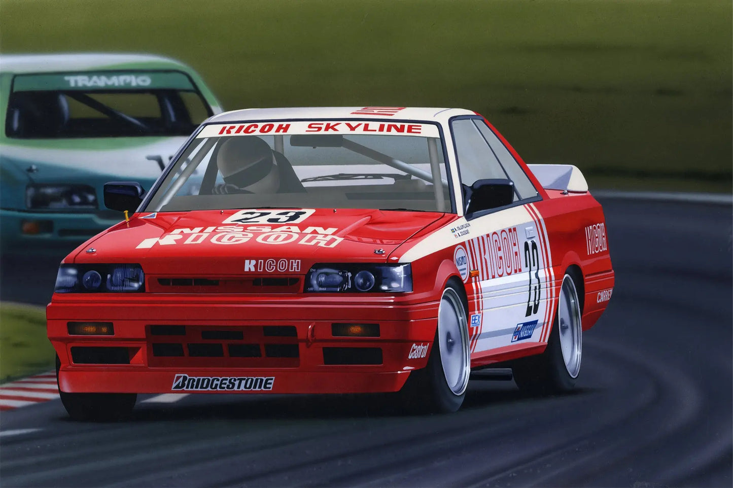 Fujimi 1/24 RICOH NISSAN SKYLINE GTS-R (R31 Gr.A 1988) [ID-313] Plastic Model Kit Fujimi