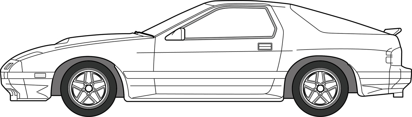 Fujimi 1/24 Savannah RX-7 FC3S Late Type (High Society Car Version) [HC-7] Plastic Model Kit Fujimi