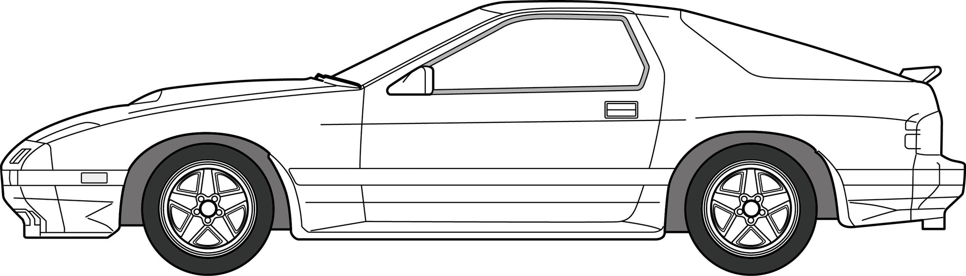 Fujimi 1/24 Savannah RX-7 FC3S Late Type (High Society Car Version) [HC-7] Plastic Model Kit Fujimi