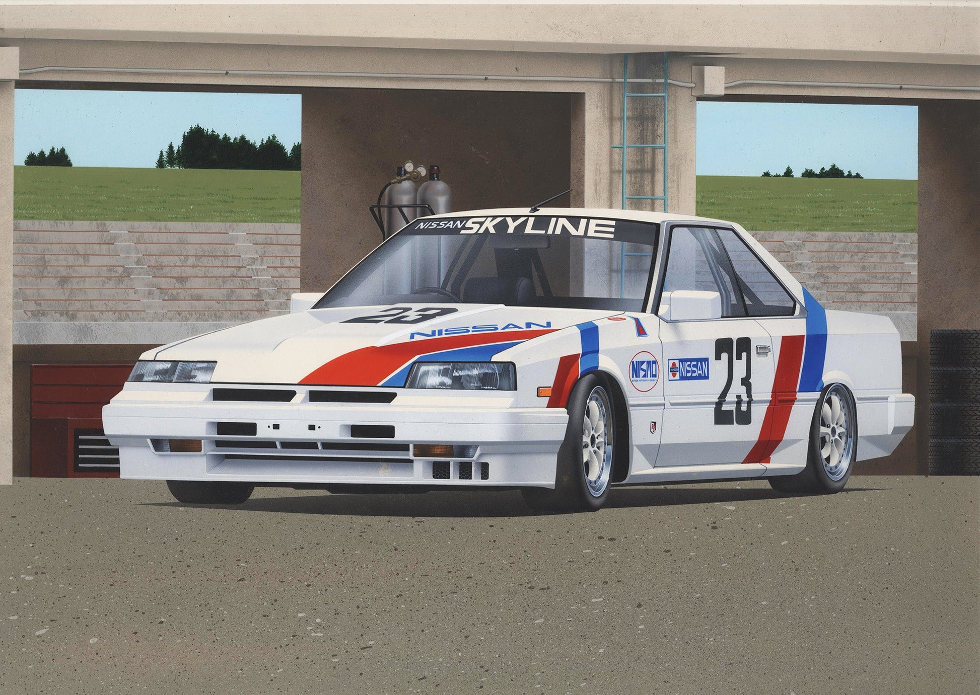 Fujimi 1/24 NISSAN SKYLINE RS TURBO (DR30 Gr.A) 1986 [ID-317] Plastic Model Kit Fujimi