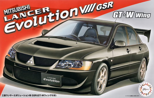 Fujimi 1/24 Mitsubishi Lancer Evolution VIII GSR (w/GT-W Wing) [ID-322] Plastic Model Kit Fujimi