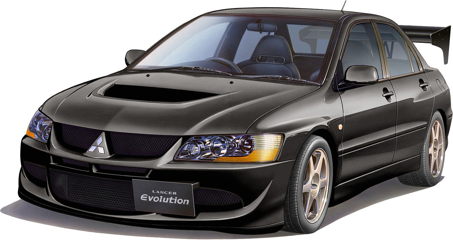 Fujimi 1/24 Mitsubishi Lancer Evolution VIII GSR (w/GT-W Wing) [ID-322] Plastic Model Kit Fujimi