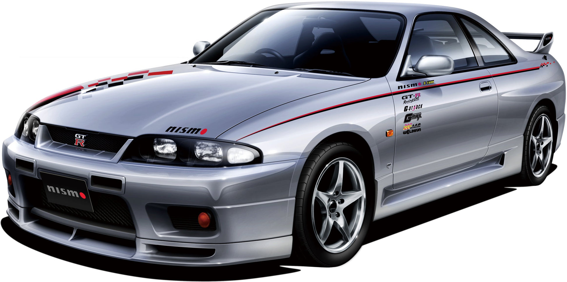 Fujimi 1/24 Skyline GT-R (R33 NISMO) NISMO 40th Anniversary Assembled Case [ID-1001] Plastic Model Kit Fujimi