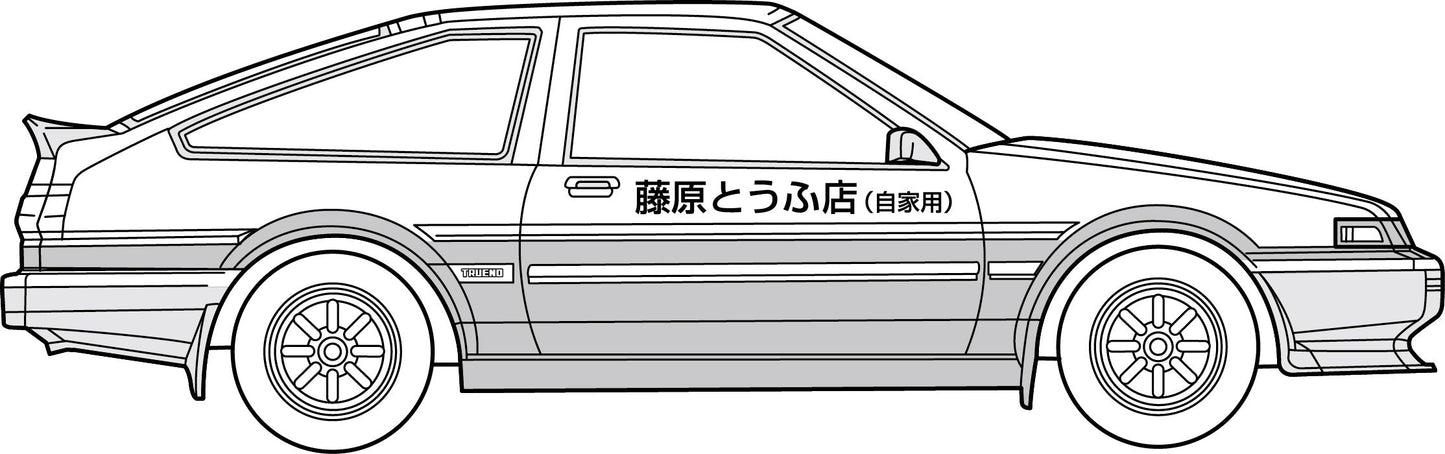 Fujimi 1/24 Trueno Early Type 1600GT APEXAE86 (Fujiwara Takumi Ver.) [ISD-001] Plastic Model Kit Fujimi