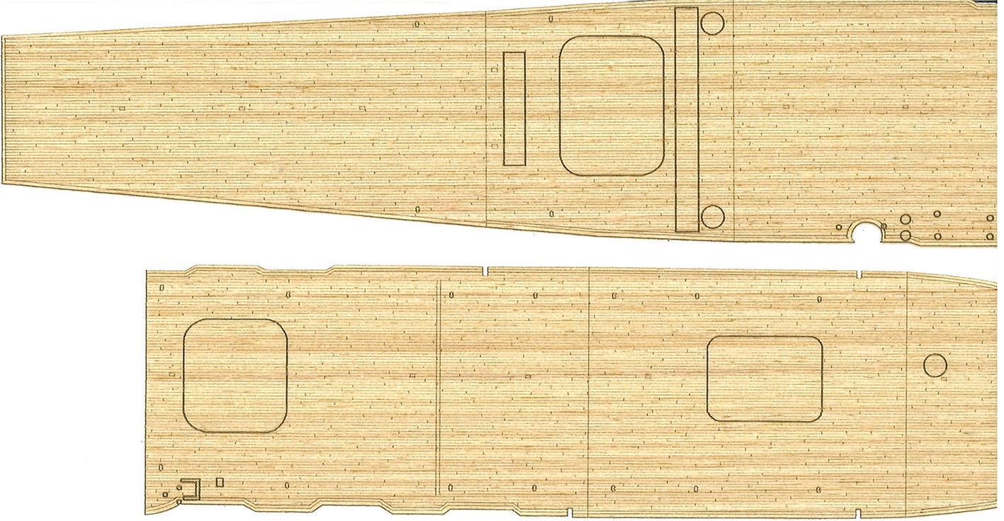 Fujimi 1/700 IJN Aircraft Carrier Akagi Full Hull Model (w/Wood Deck) [KG-14 EX-3] Plastic Model Kit Fujimi