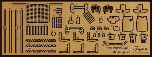 Fujimi 1/72 Genuine Photo-Etched Parts for JGSDF HMV (Mi-206) Fujimi