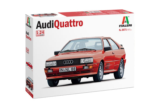 Italeri 1:24 Audi Quattro Plastic Model Kit Italeri