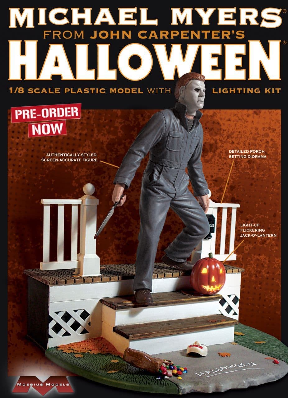 Moebius 1/8 Halloween - Michael Myers Plastic Model Kit - Franklin Hobbies Ltd