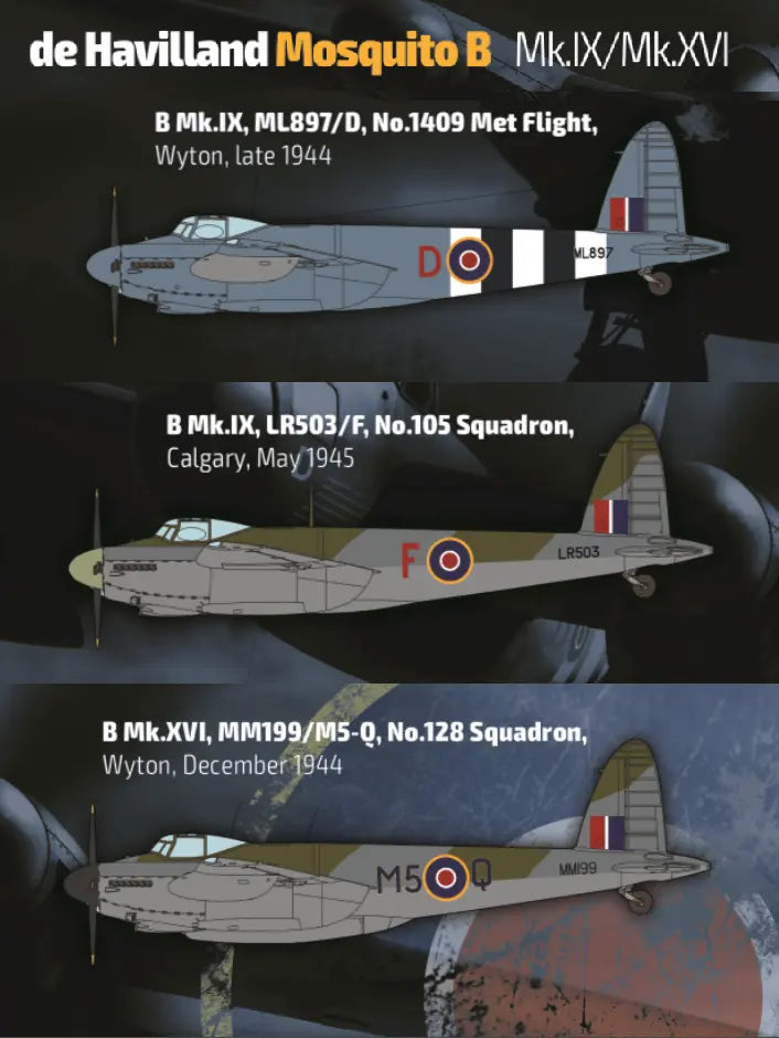 Hong Kong Models 1/32 Mosquito B. MK IX, XVI Plastic Model Kit HKM