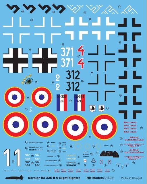Hong Kong Models 1/32 Do335B-6 Night Fighter Plastic Model Kit