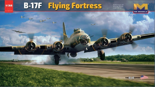 Hong Kong Models 1/32 B-17F Flying Fortress Plastic Model Kit