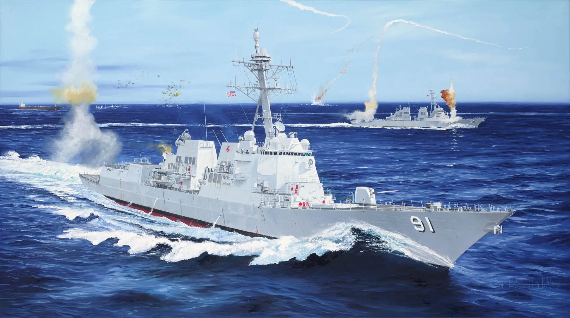 I Love Kit 1/200 USS Pinckney DDG-91 Plastic Model Kit I Love Kit