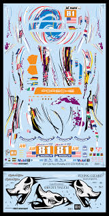 Scale Motorsport 1/24 2011 Flying Lizard #81 Logo Livery Set Scale Motorsport