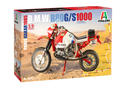 Italeri 1/9 BMW R80 G/S 1000 Paris Dakar 1985 Plastic Model Kit Italeri