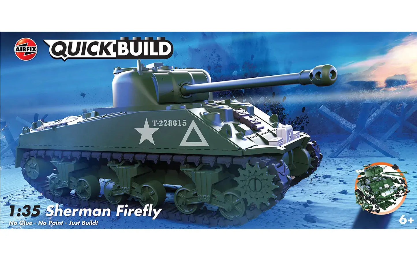 Airfix Quickbuild 1/35 Sherman Firefly Airfix