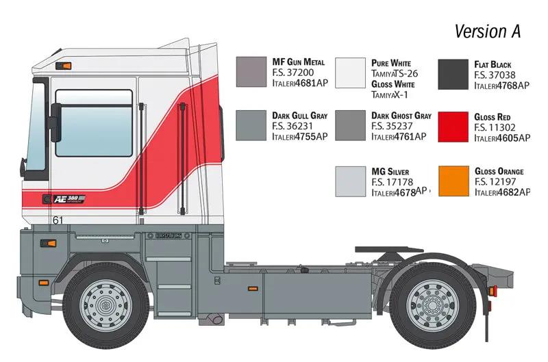 Italeri 1/24 Renault AE500 Magnum Plastic Model Kit