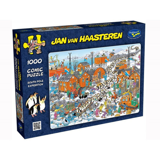 Jan Van Haasteren Puzzle 1000pc - South Pole Expedition Holdson