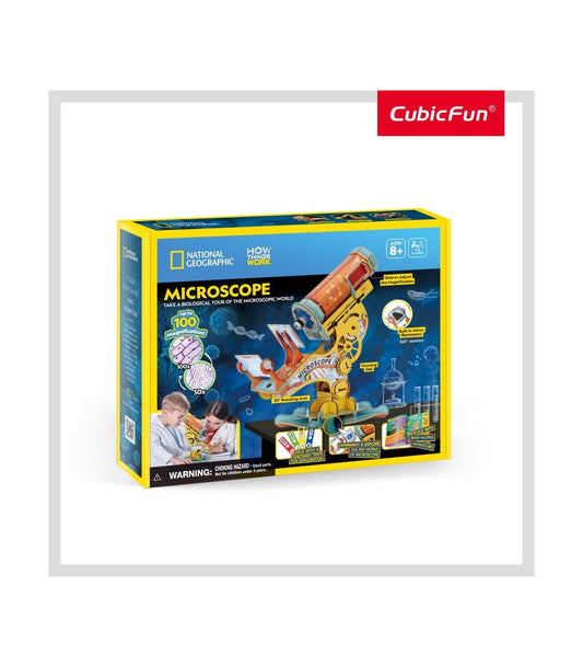 Cubic Fun National Geographic 3D Puzzle Microscope Cubic Fun