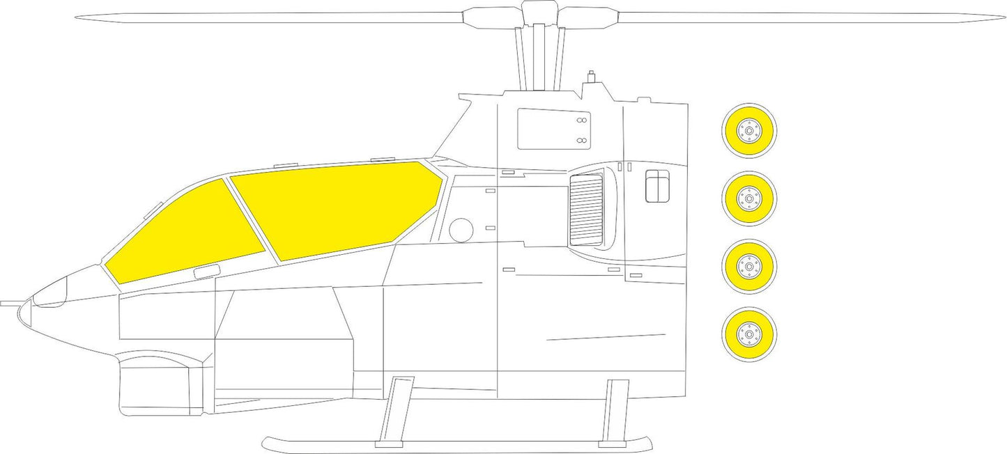 Eduard 1/32 AH-1G Mask Eduard