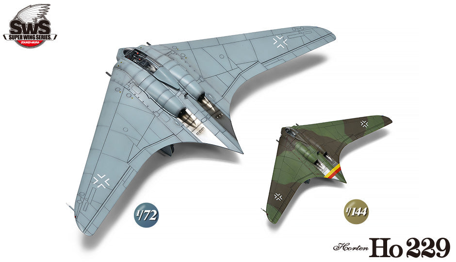 Zoukei Mura 1/72 & 1/144 Horten Ho 229 Plastic Model Kit Zoukei Mura