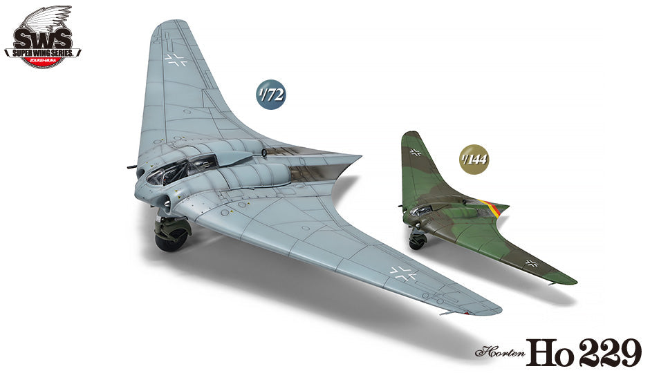 Zoukei Mura 1/72 & 1/144 Horten Ho 229 Plastic Model Kit Zoukei Mura