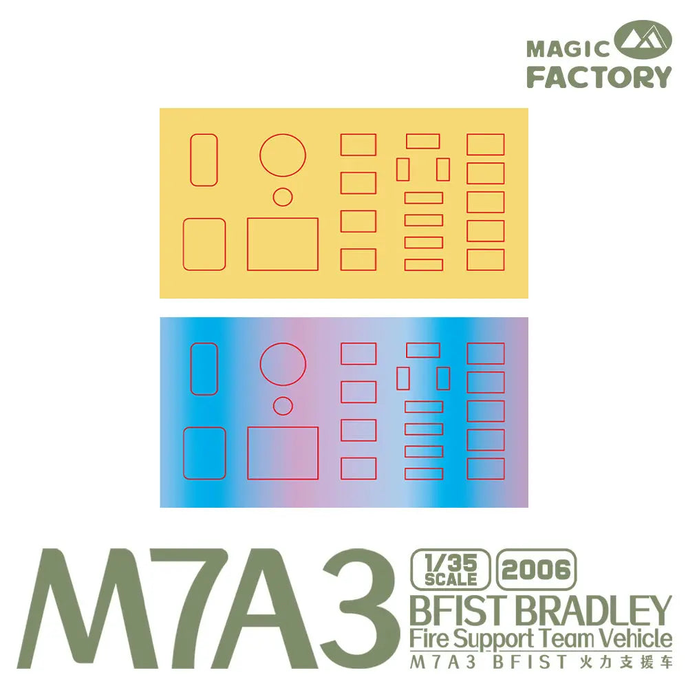 Magic Factory 1/35 M7A3 BFIST Fire Support Vehicle Plastic Model Kit Magic Factory