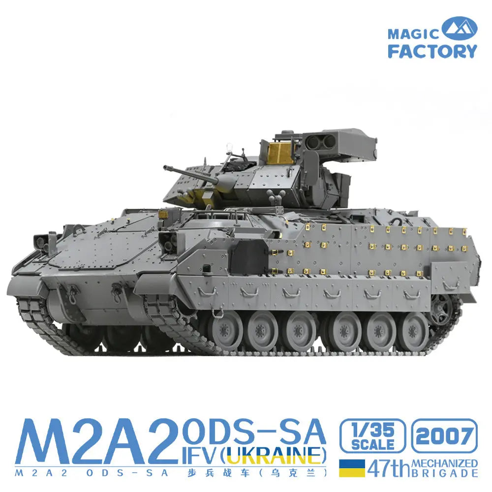 Magic Factory 1/35 M2A2 ODS-SA IFV (Ukraine) Plastic Model Kit Magic Factory