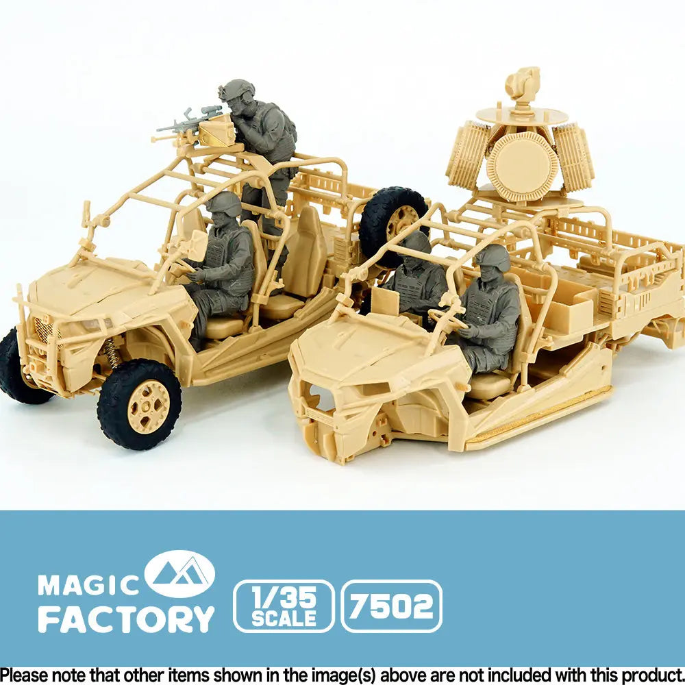 Magic Factory 1/35 USMC MRZR D4 Crew Set Magic Factory