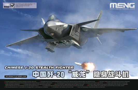 Meng 1/48 Chinese J-20 Stealth Fighter Plastic Model Kit Meng