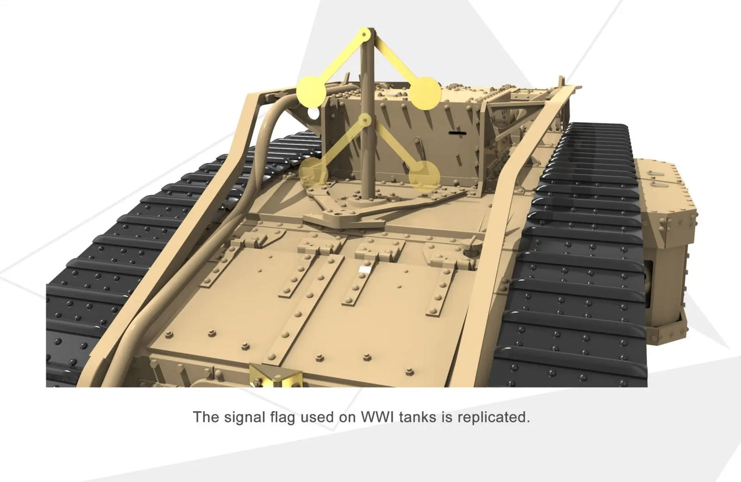 Meng 1/35 British Heavy Tank Mk.V Female Plastic Model Kit Meng