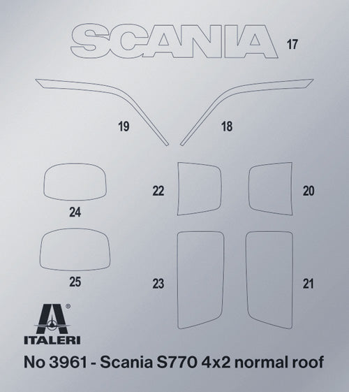 Italeri 1:24 Scania 770 S V8 "White Cab"