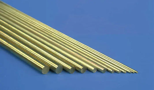 K&S Brass Rod 4 x 1000mm (5) K&S Metals
