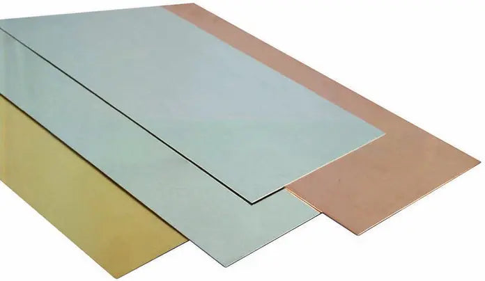 K&S Brass Sheet Assorted Sizes 4 x 10" K&S Metals