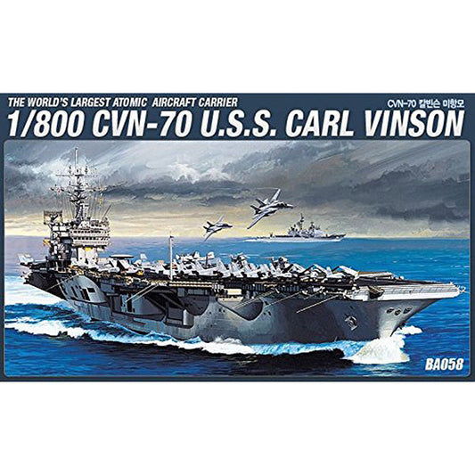 Academy 1/800 USS Carl Vinson CVN-70 Plastic Model Kit