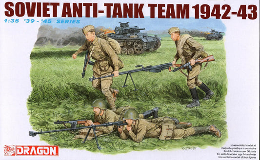 Dragon 1/35 Soviet Anti-Tank Team 1942-43 Plastic Model Kit Dragon