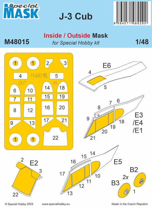 Special Hobby 1/48 J-3 Cub MASK Special Hobby