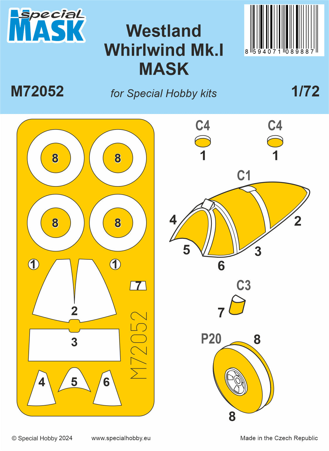 Special Hobby 1/72 Westland Whirlwind Mk.I MASK Special Hobby