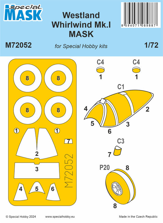 Special Hobby 1/72 Westland Whirlwind Mk.I MASK Special Hobby
