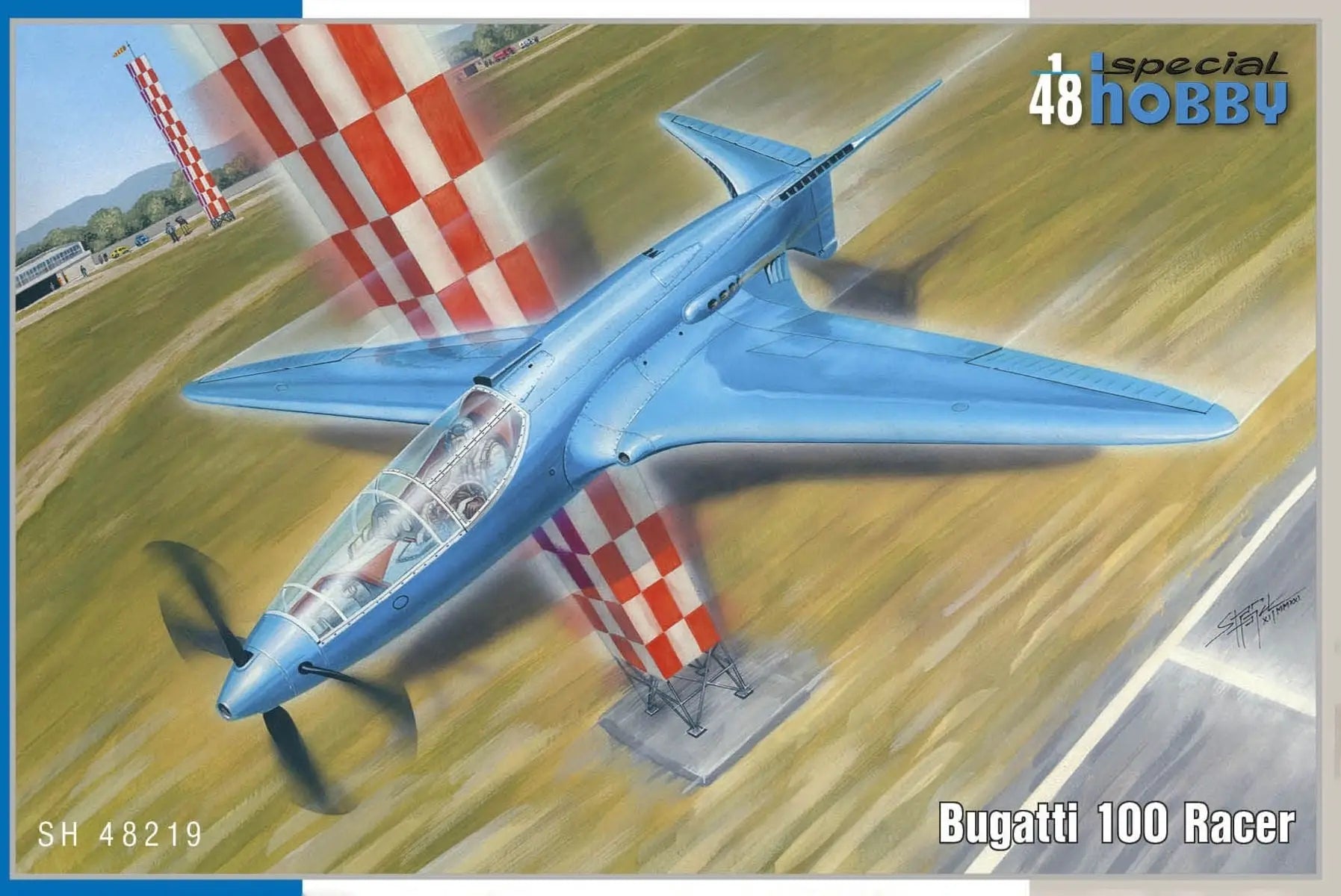 Special Hobby 1/48 Bugatti 100 Racer Plastic Model Kit Special Hobby