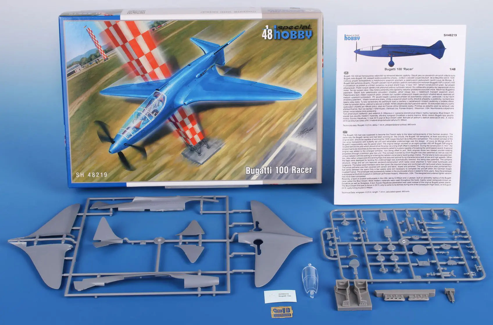 Special Hobby 1/48 Bugatti 100 Racer Plastic Model Kit Special Hobby
