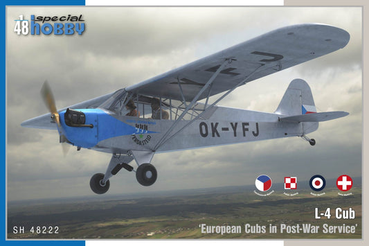 Special Hobby 1/48 L-4 ‘Cub in Post War Service’ Plastic Model Kit Special Hobby