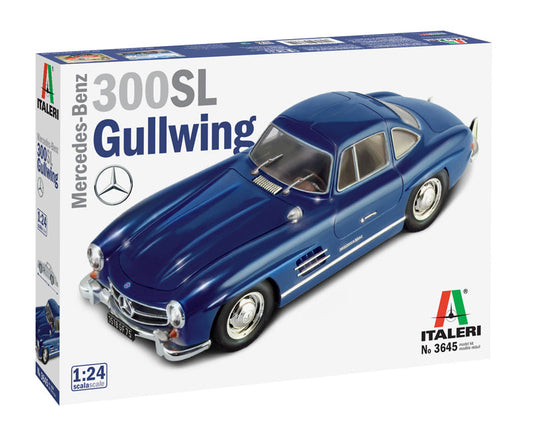 Italeri 1:24 MERCEDES BENZ 300 SL GULLWING Plastic Model Kit Italeri