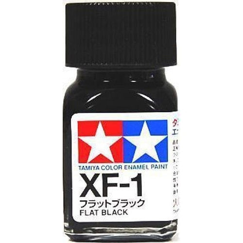 Tamiya Color Enamel Paint XF-1 Flat Black 10ml