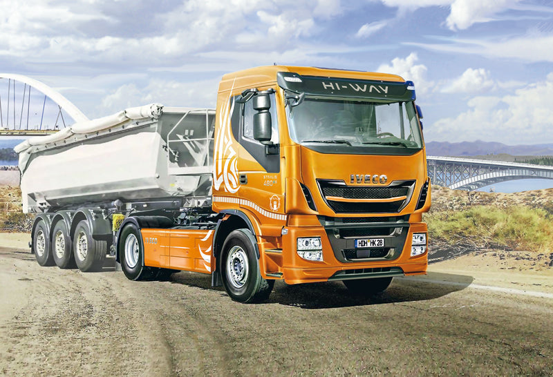 Italeri 1/24 IVECO HI-WAY 480 E5 LOW ROOF Plastic Model Kit Italeri
